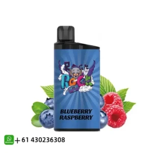 iget bar Blueberry Raspberry flavours