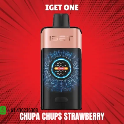 IGET One Chupa Chups Strawberry 12000 puffs