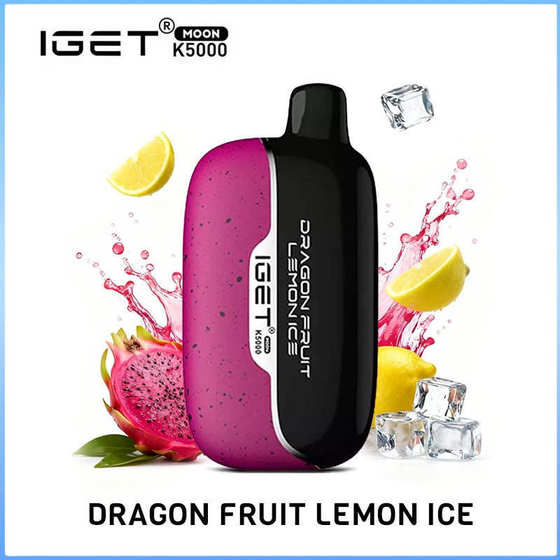 IGET MOON Dragon Fruit Lemon Ice 5000 Puffs