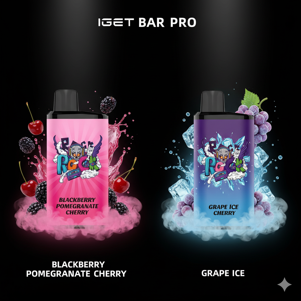 Someone vaping the IGET Bar Pro Blackberry Pomegranate Cherry while waiting for a tram in Adelaide.