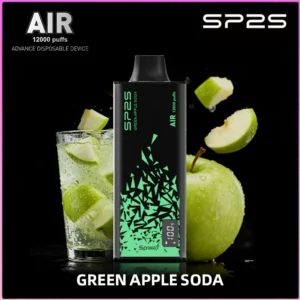 SP2S AIR Green Apple Soda 12000 Puffs