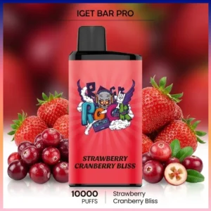 IGET Bar Pro Strawberry cranberry bliss 10000 Puffs
