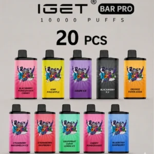 IGET Bar Pro 10000 Puffs 20PCS Disposable Vape |24 Flavours Available