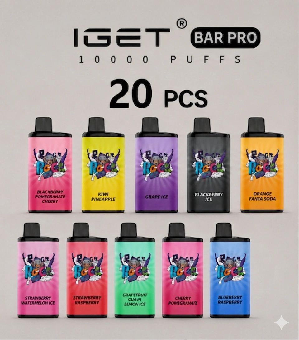 IGET Bar Pro 10000 Puffs 20PCS Disposable Vape |24 Flavours Available