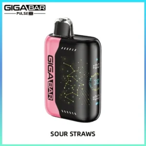 GIGA BAR PULSE X 25,000 Puffs sour straws
