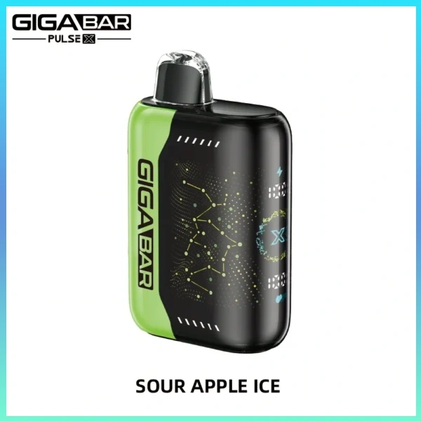 GIGA BAR PULSE X 25,000 Puffs sour apple ice