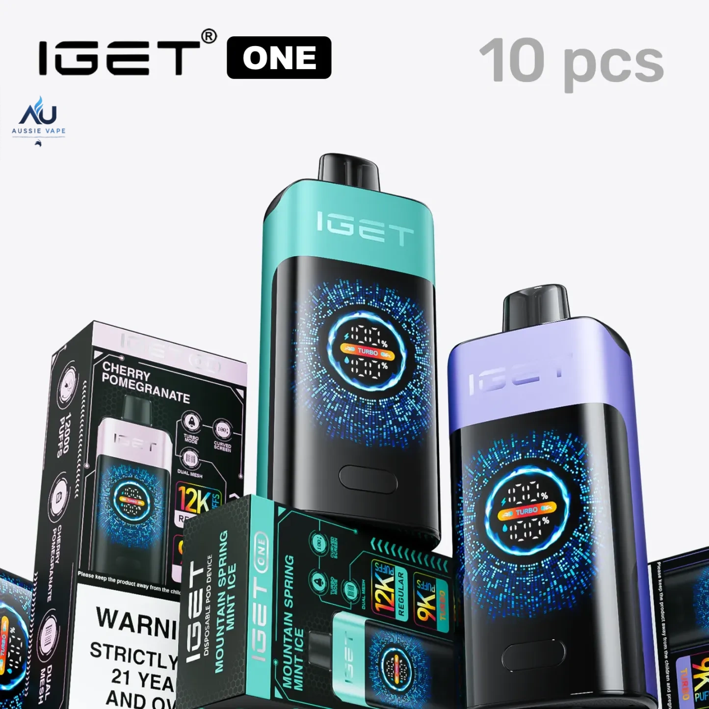 IGET One 12000 Puffs 10PCS